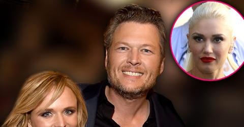 blake shelton miranda lambert secret meeting gwen stefani