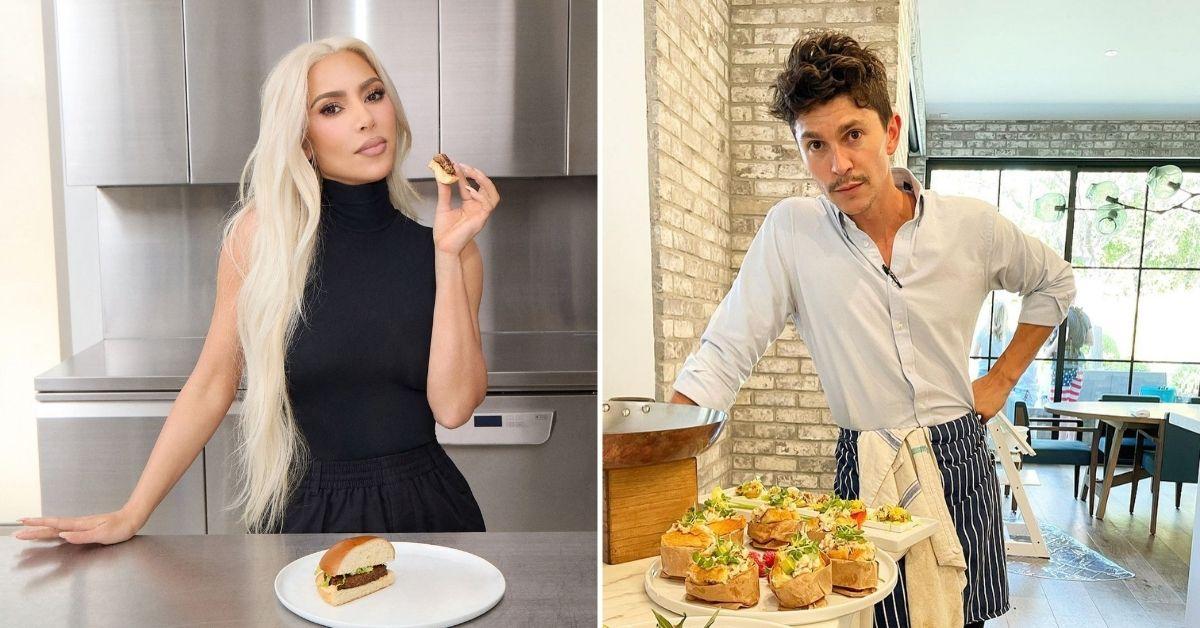 Composite photo of Kim Kardashian and her former chef Jesse Henderson