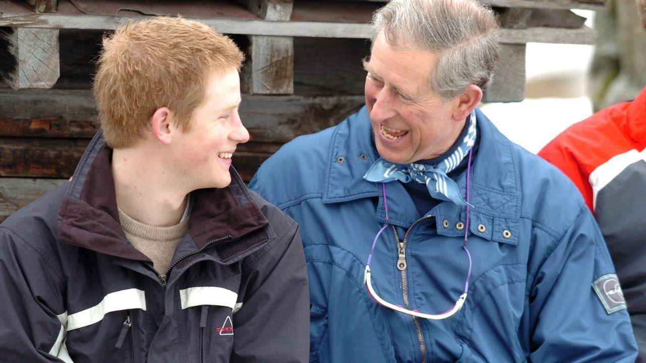 Photo of Prince Harry and King Charles