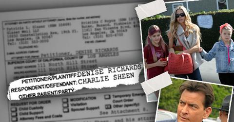 //denise richards daughters charlie sheen death threats hero pp