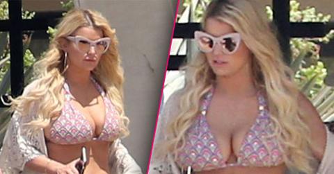 //jessica simpson bikini body boobs plastic surgery pp