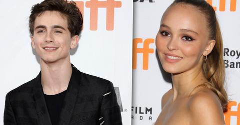 Lily-Rose Depp Making Out Timothee Chalamet