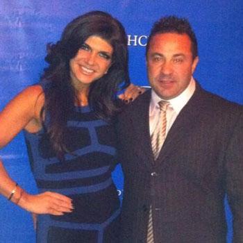 Teresa Giudice and her husband Joe upbeat charity event