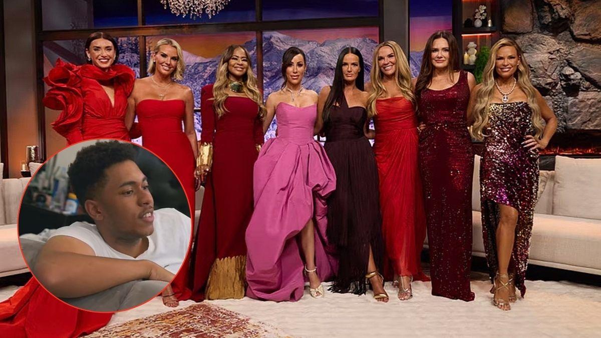 Composite photo of Robert Cosby Jr. and 'RHOSLC' cast