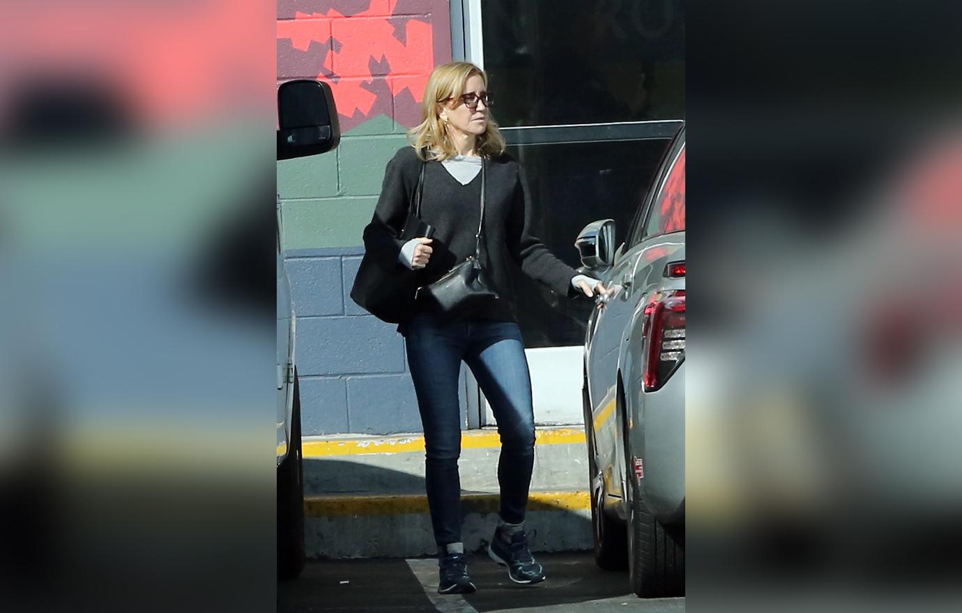 Felicity Huffman Spotted Outside Community Service Duties After Prison Stint