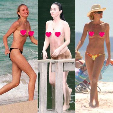 PHOTOS: Indecent Exposure! Stars Bring A Little Too Much Sexy To The Beach