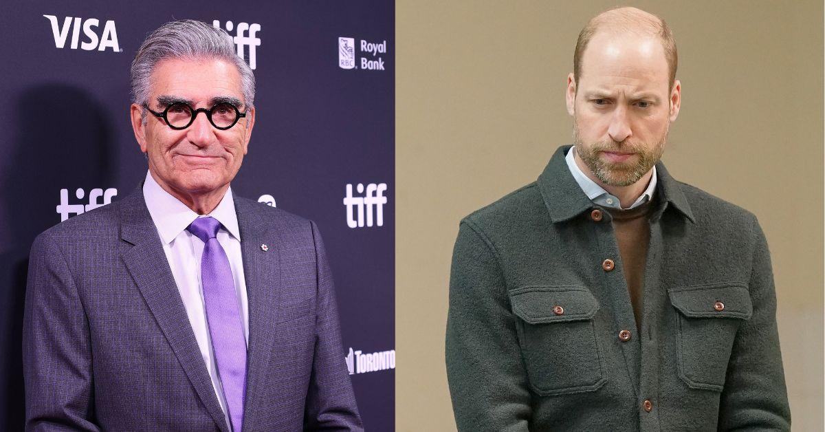 Eugene Levy joined Prince William at Windsor Castle for a rare look inside royal life on 'The Reluctant Traveler.'