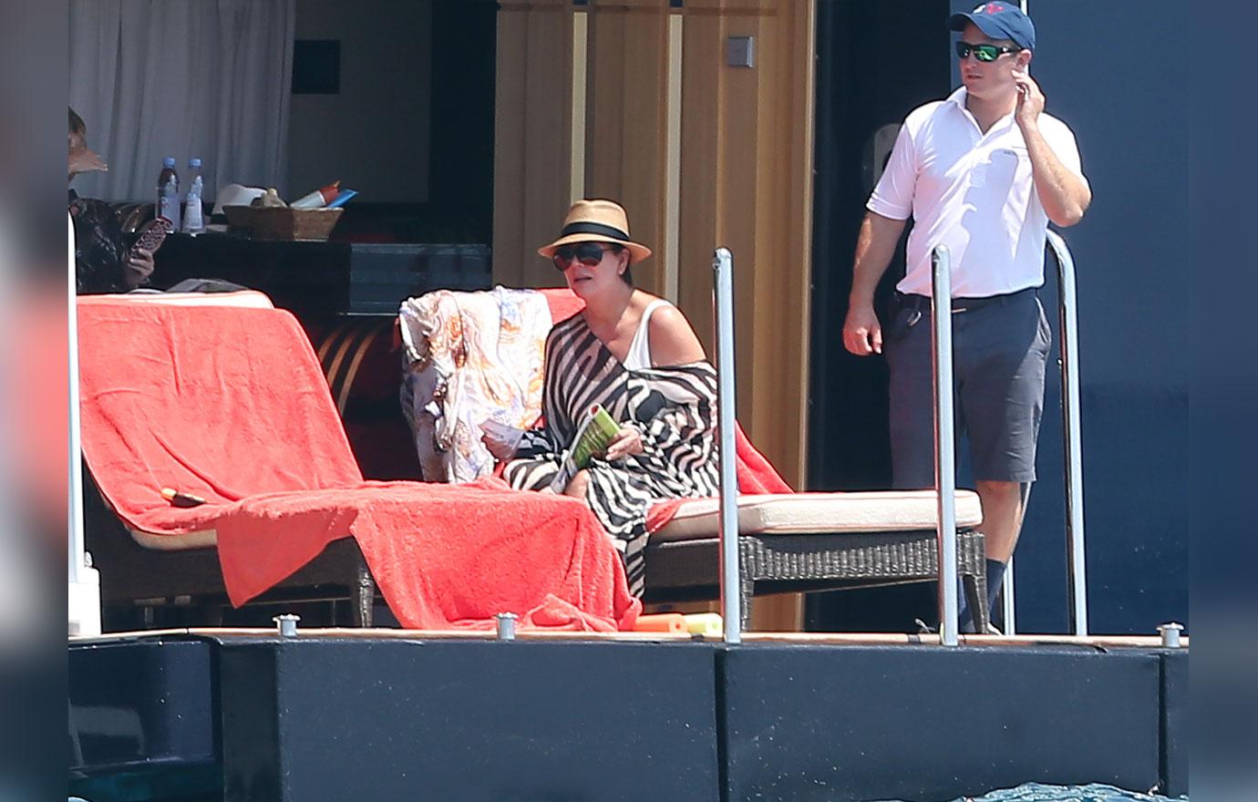 Kris Jenner Flaunts Body In France Swimsuit Pics