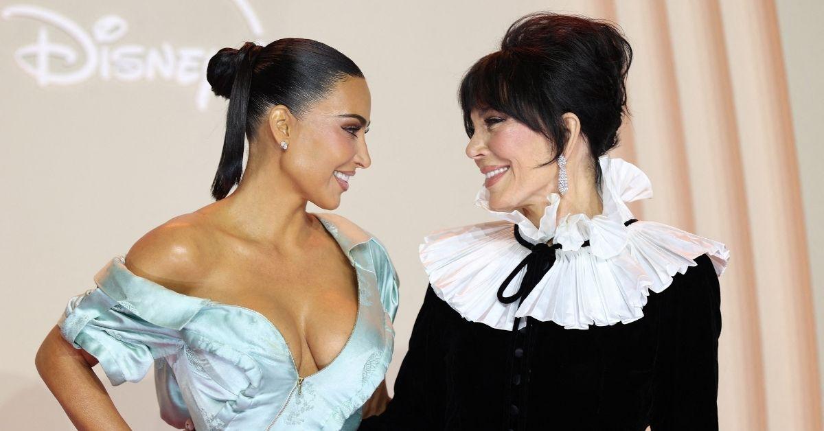 picture of Kim kardashian and Kris Jenner