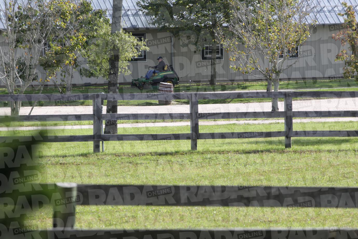 Matt Lauer Bored & Mowing Lawn