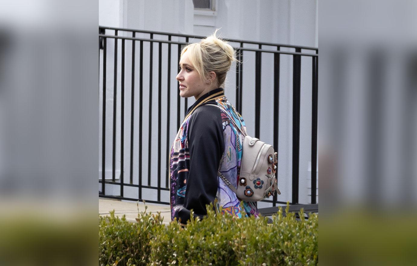 Hayden Panettiere Struggles To Hold Herself Together At Brother's