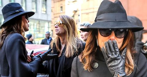 //Bethenny frankel jill zarin bobby funeral pp