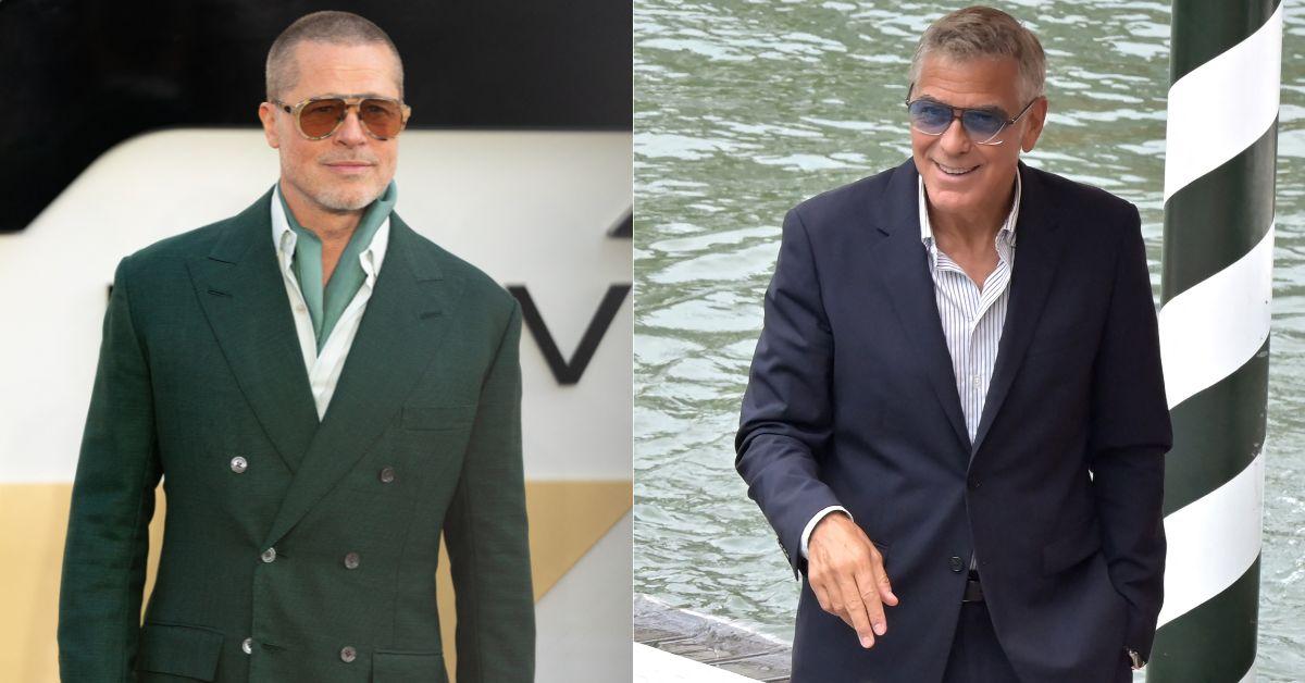 Brad Pitt and George Clooney are referenced as benchmarks for dramatic film success.