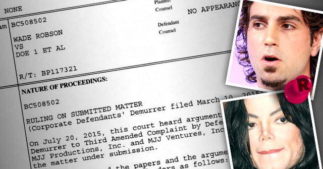 Michael Jackson Wade Robson Sex Abuse Legal Victory