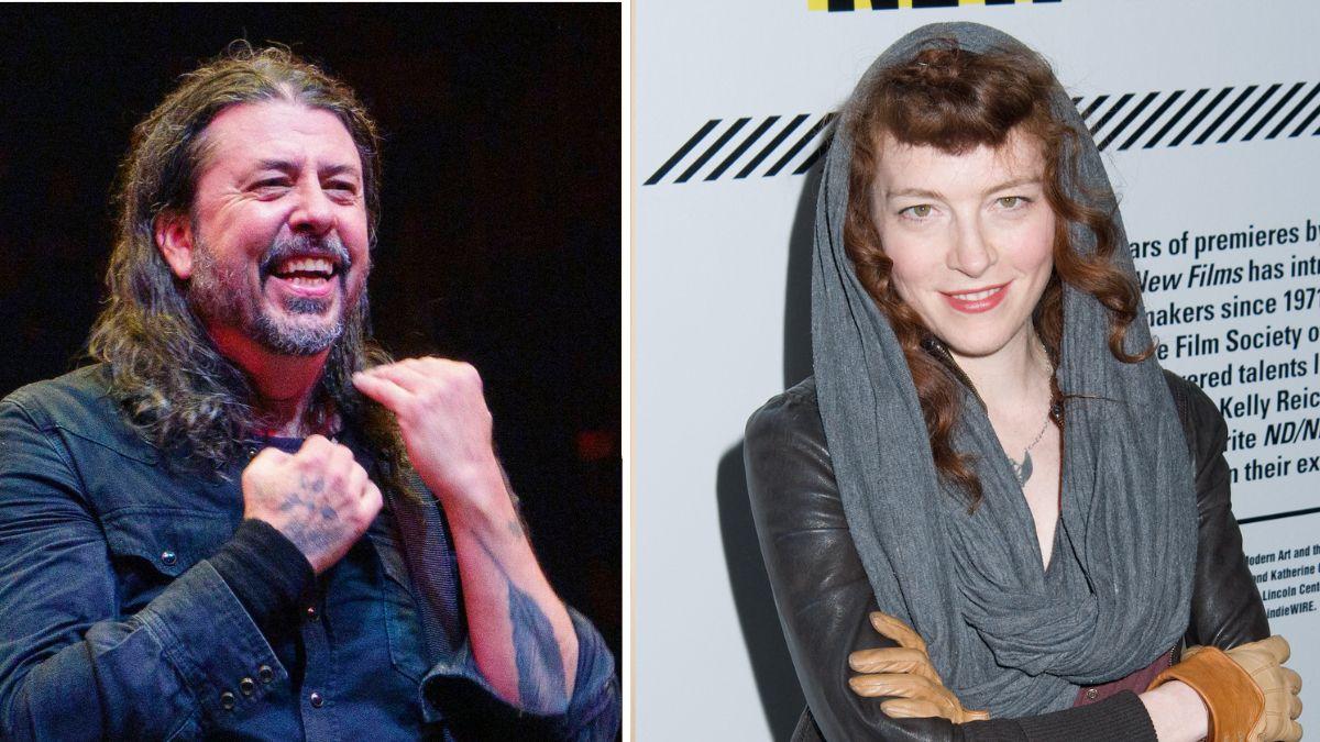 Melissa Auf der Maur and Dave Grohl