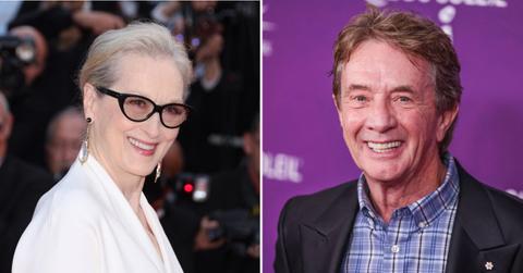 Split photo of Meryl Streep, Martin Short