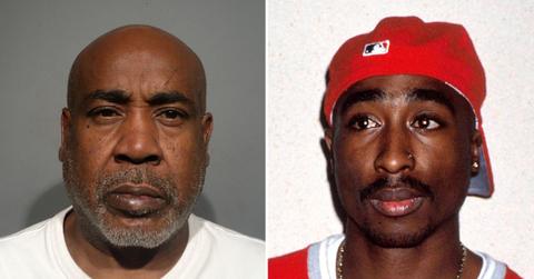 split image of Duane Davis and Tupac Shakur