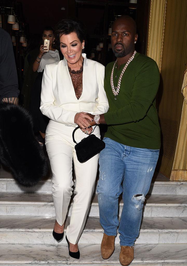 Kris Jenner Corey Gamble Drunk Paris