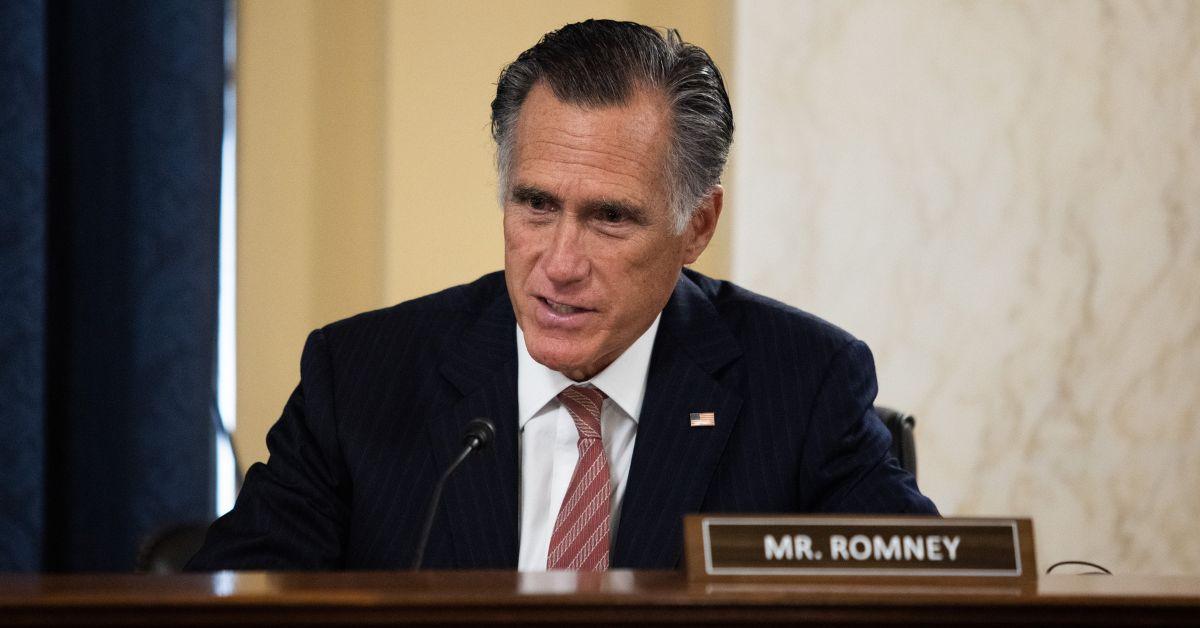 Mitt Romney Confronts George Santos During Tense Exchange Before SOTU