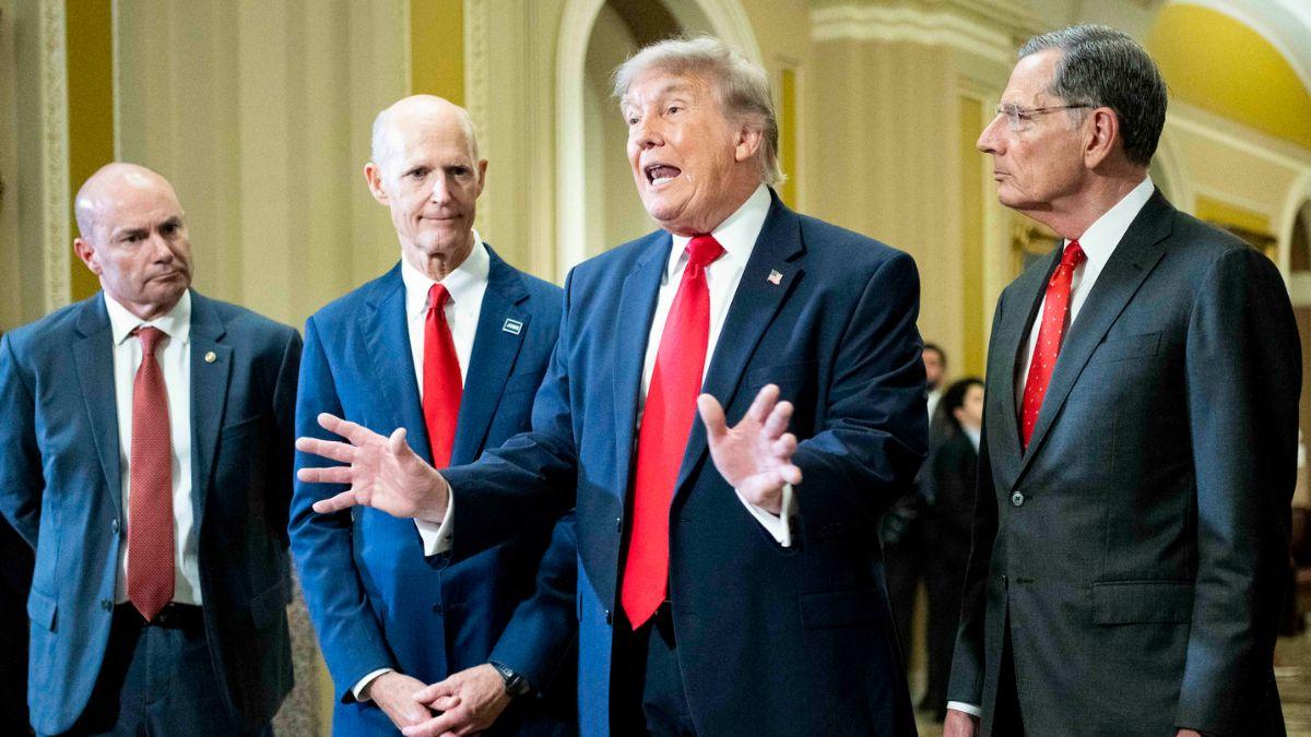 The president declared 'I don't like a few people' after the meeting.