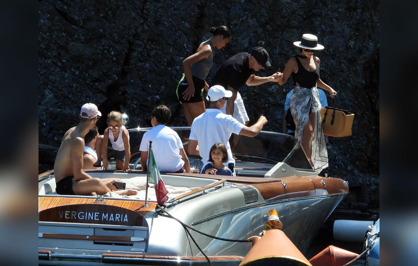 Kourtney Takes Boat Trip With Kids Amid Poosh Drama