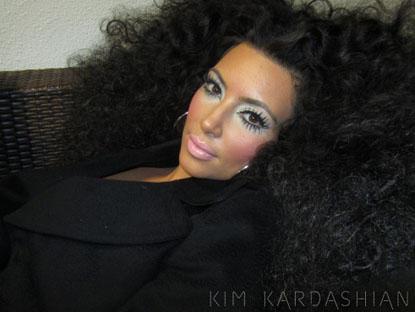 //kim kardashian hype williams afro diana ross photo shoot  x