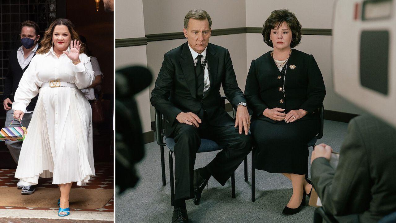 Photo of Melissa McCarthy in NYC / First Look photo of Melissa McCarthy and Clive Owens in 'The Murder of JonBenet Ramsey'