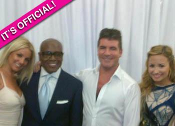 //britney spears demi lovato x factor