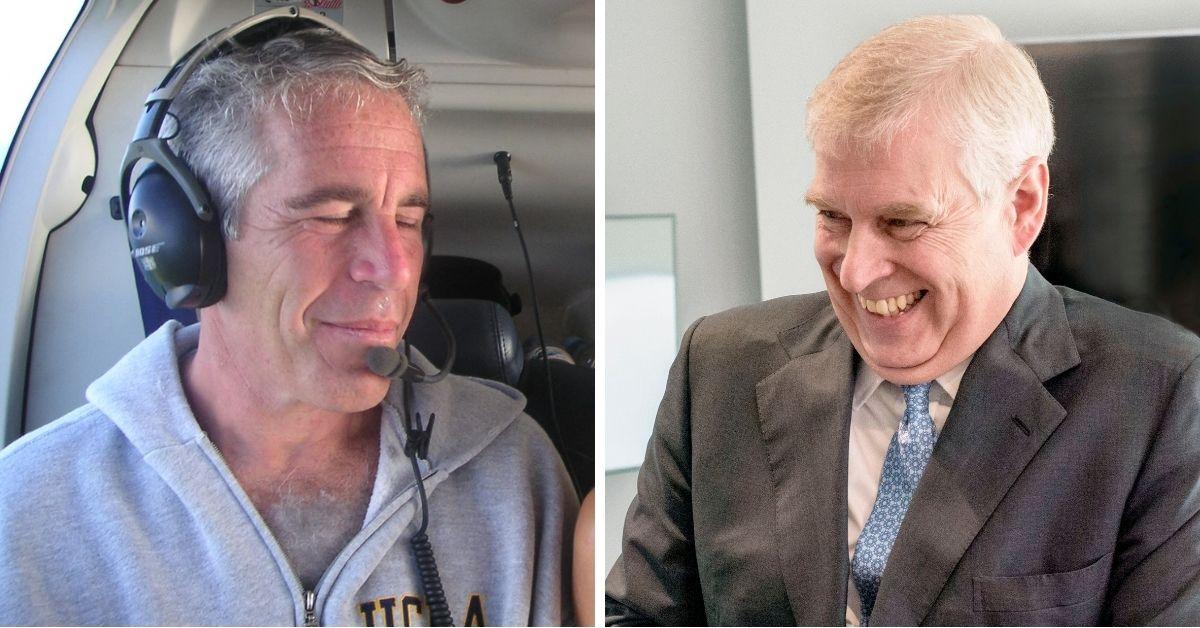 Photo of Jeffrey Epstein and Prince Andrew
