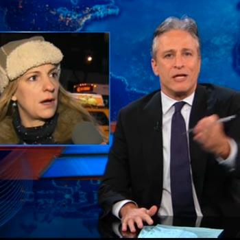 //jon stewart slam cnn whitney houston