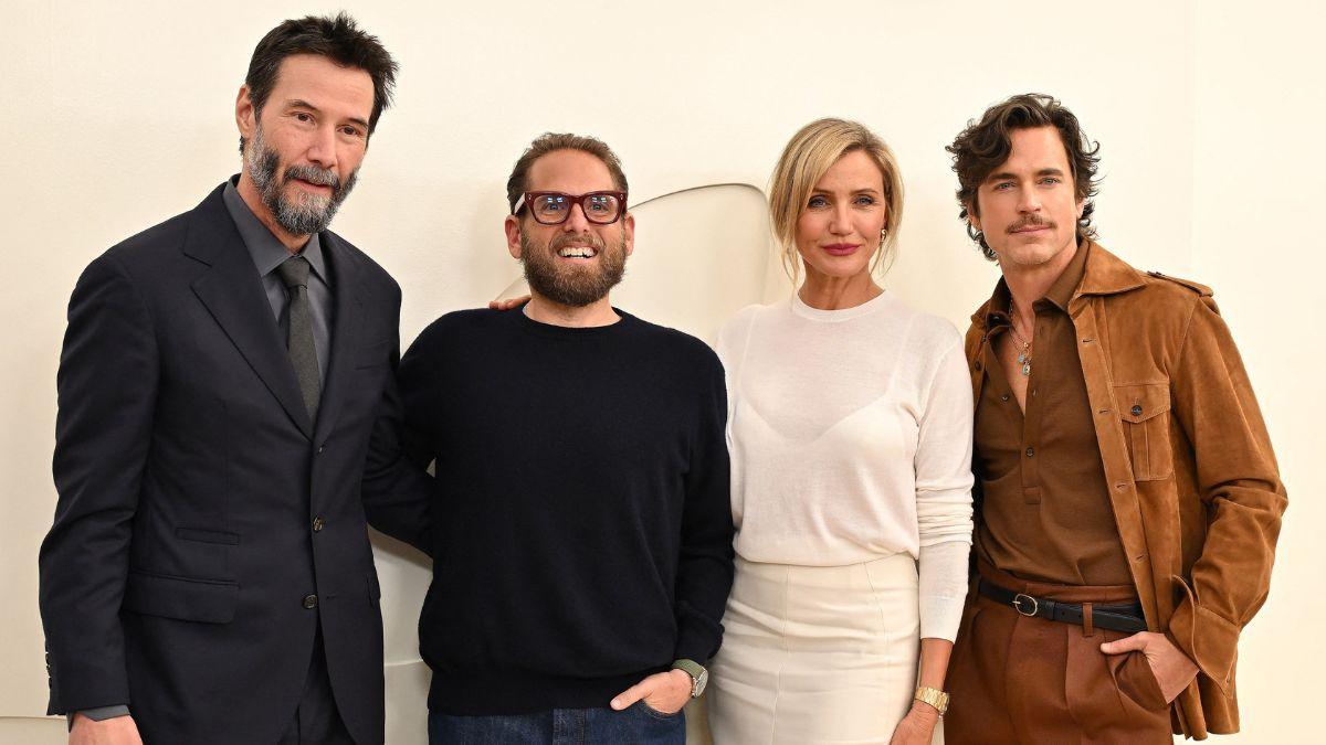 Photo of Keanu Reeves, Jonah Hill, Cameron Diaz and Matt Bomer. 