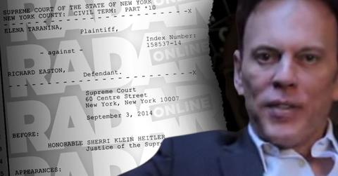 //richard easton didnt throw knives planning million against landlord court charges pp sl