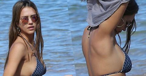 Jessica Alba Naked Bikini Body Beach Hawaii Pics