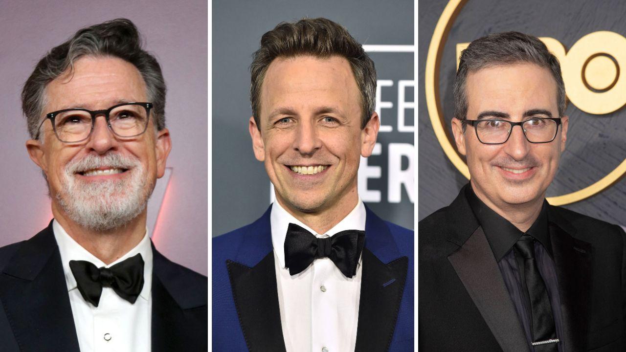 Fallon and Kimmel joined Stephen Colbert, Seth Meyers and for 'Strike Force Five' in 2023.