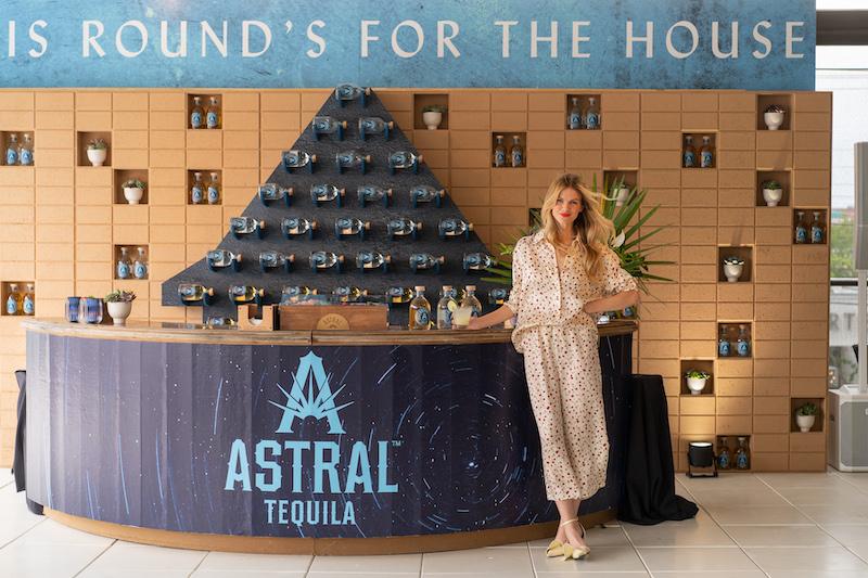 brooklyn decker celebrates earth day early in dallas with astral tequila