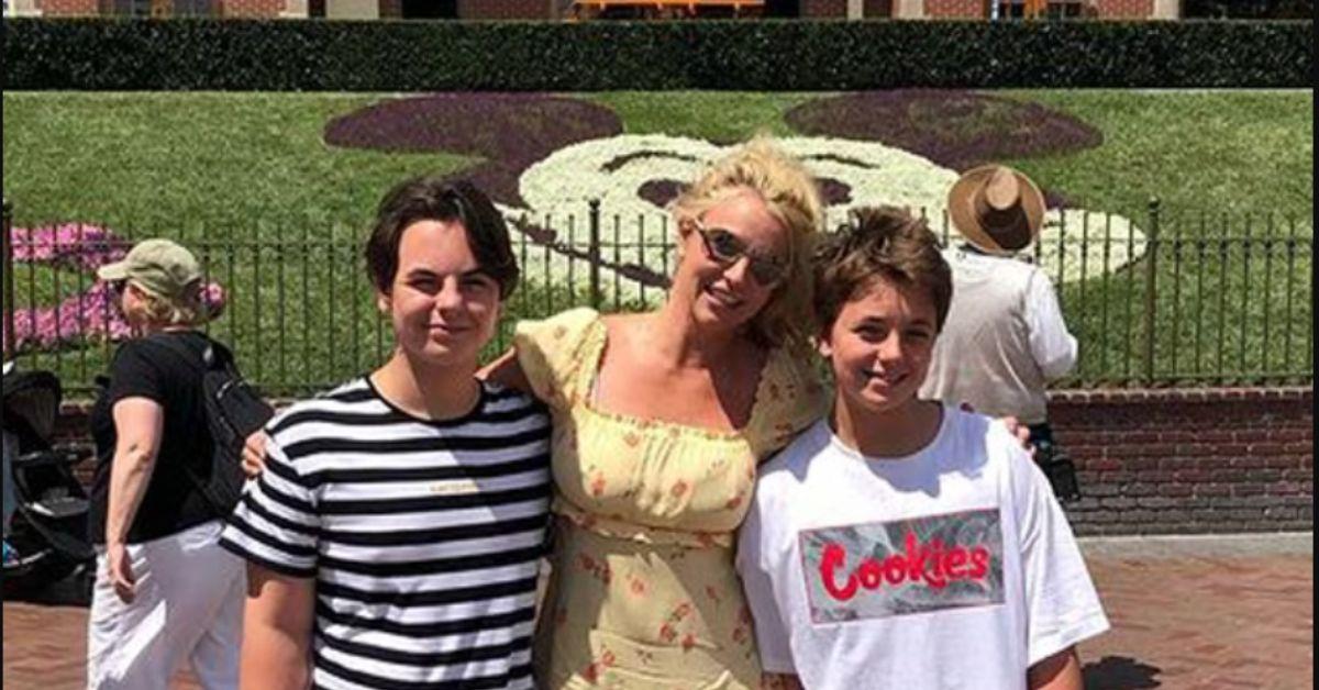 britney still paying for kids