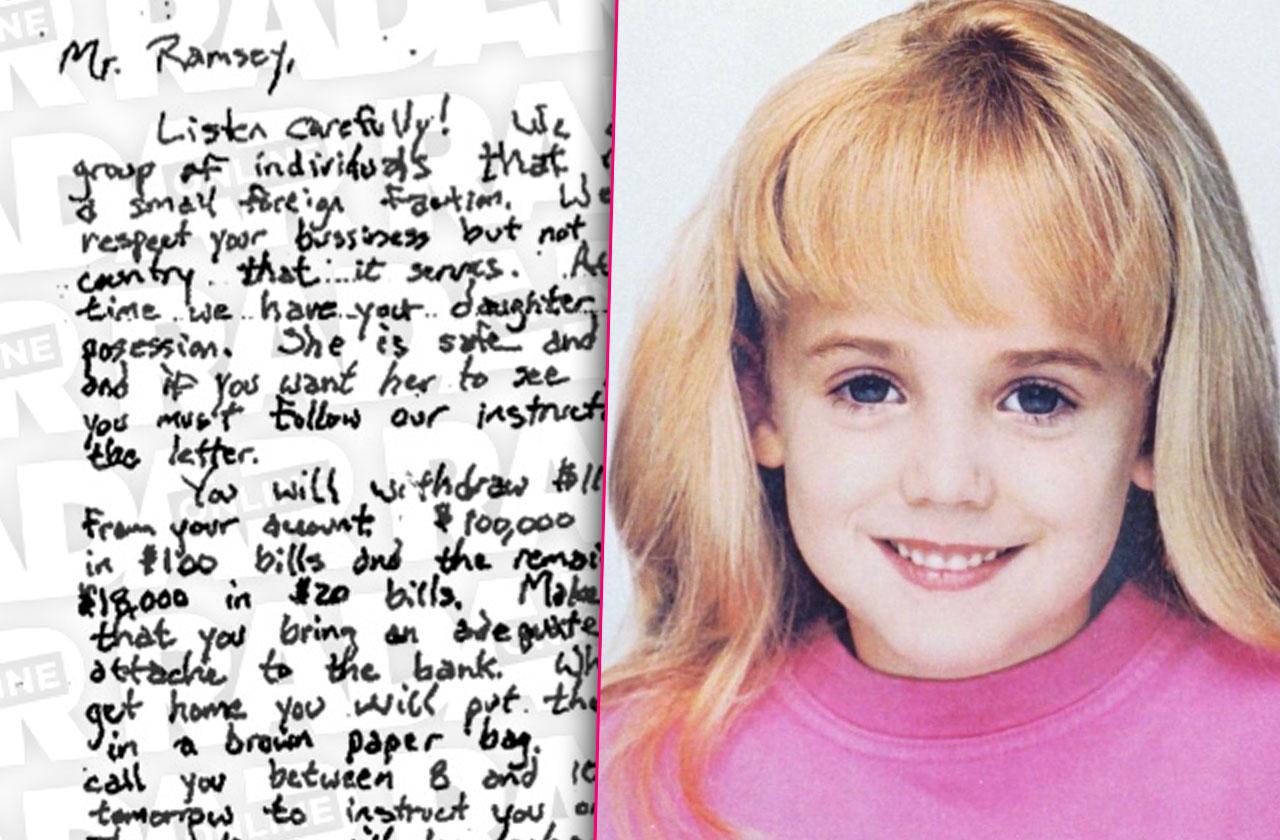 could a nine year old write the jonbenet ransom note