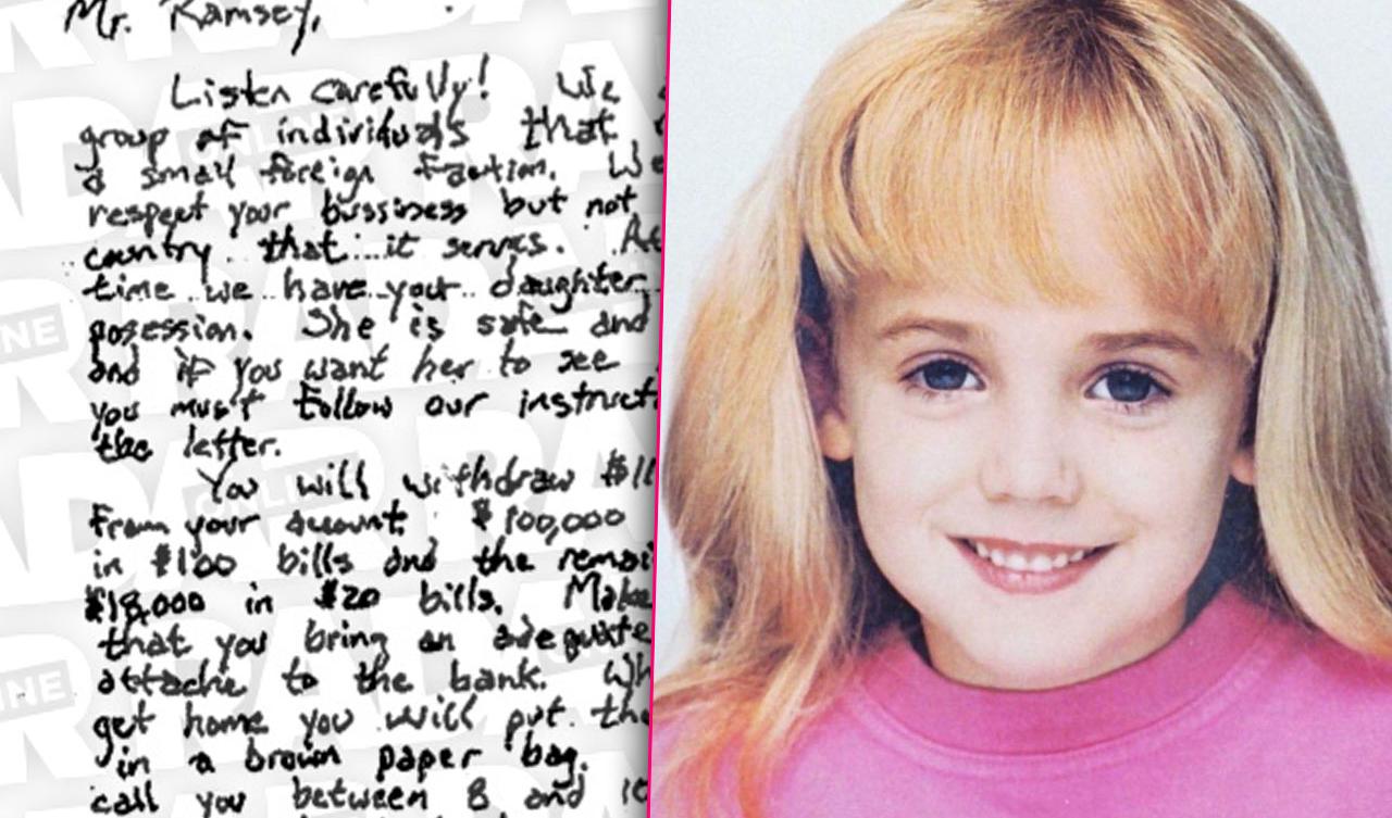 Glenn Meyer Handwriting Matches JonBenét Ramsey Ransom Note Lettering