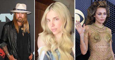 Composite photo of Billy Ray, Firerose, and Miley Cyrus.