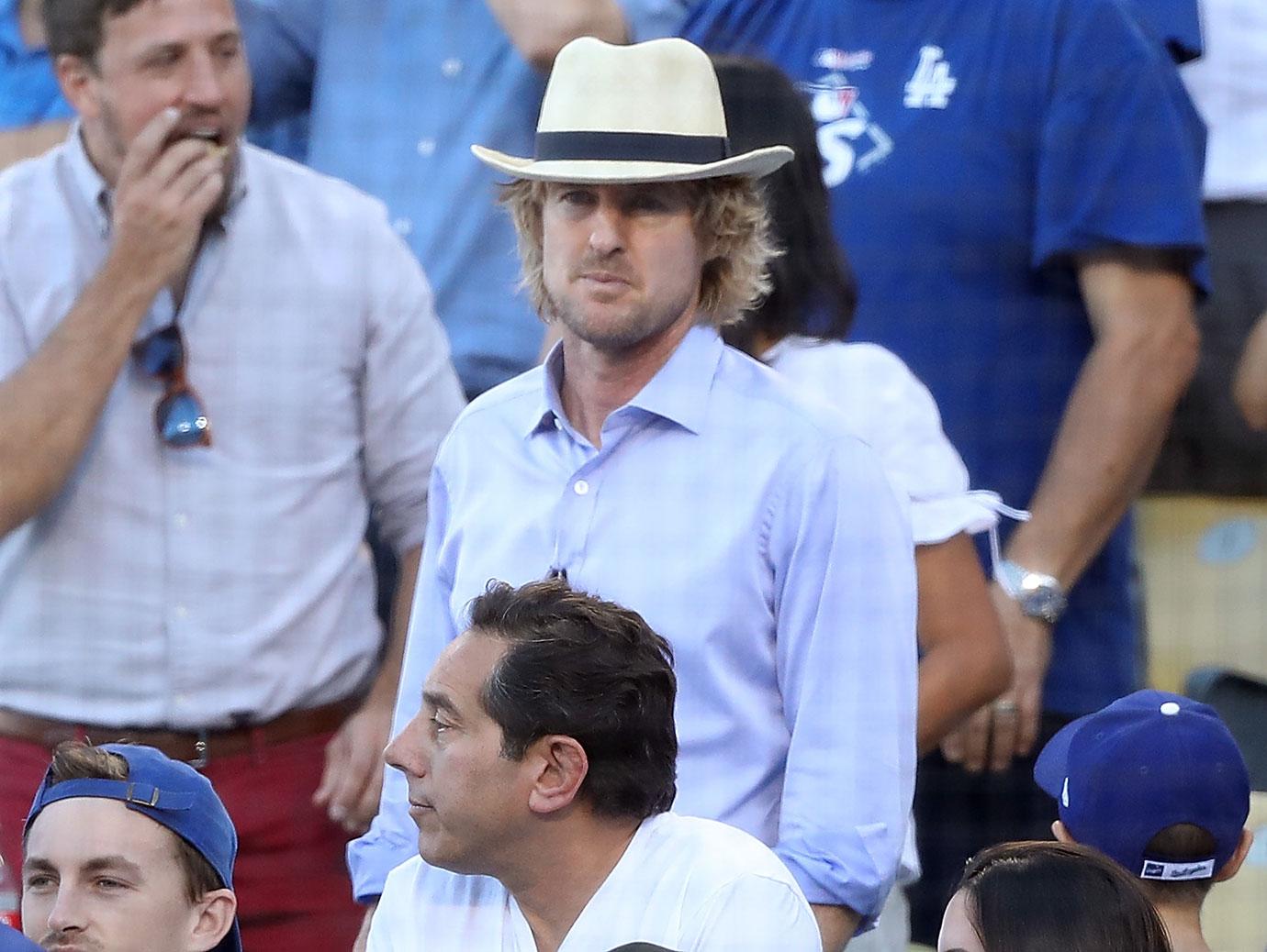 owen wilson baseball game days birth daughter