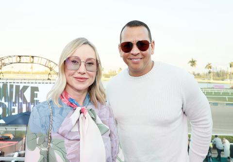 Jennifer Lopez and Alex Rodriguez Attend 2020 Pegasus World Cup