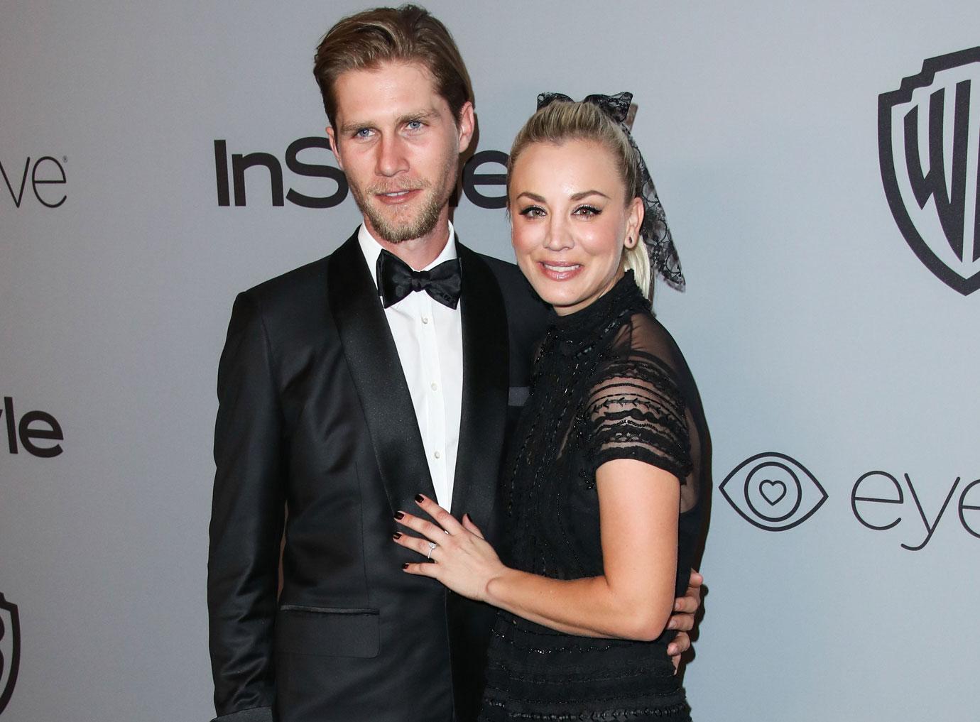 kaley cuoco husband karl cook breakup pit bull adopted split