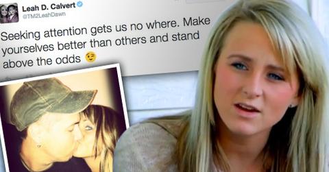 //leah messer tweet seeking attention