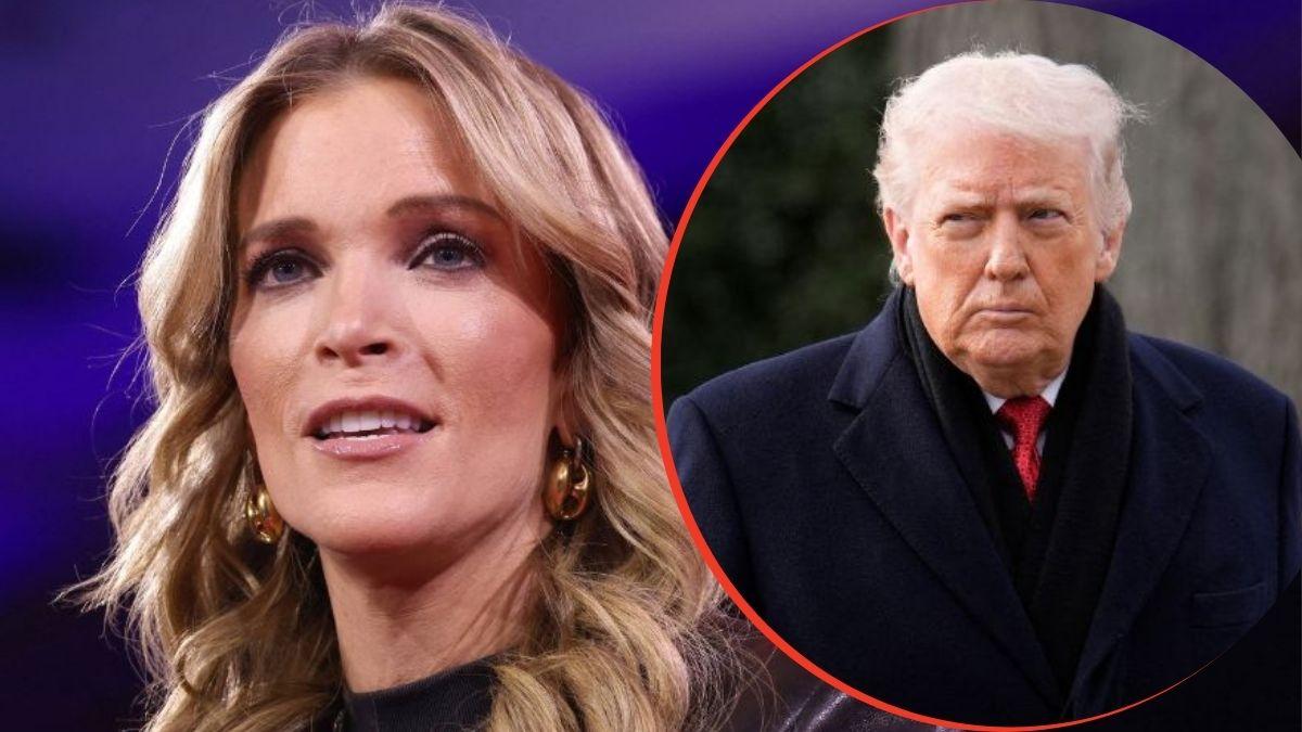 split image of Megyn Kelly and Donald Trump
