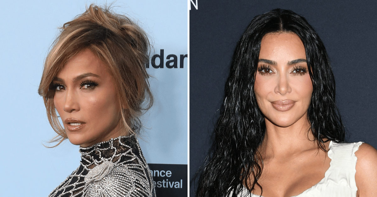 Composite photo of Jennifer Lopez, Kim Kardashian