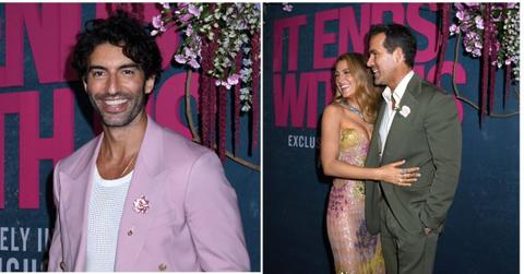 Split photo of Justin Baldoni, Blake Lively and Ryan Reynolds