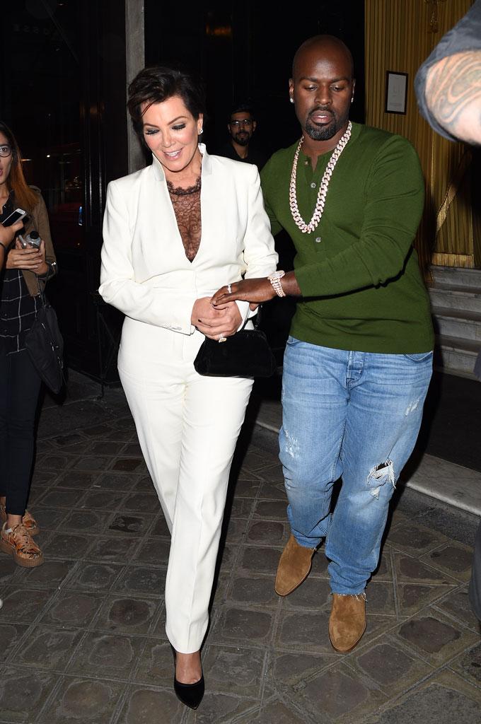 Kris Jenner Corey Gamble Drunk Paris