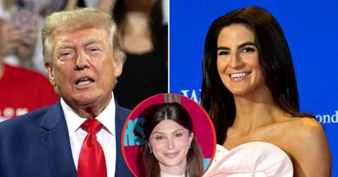 split image of Donald Trump; Kaitlan Collins; Dylan Mulvaney