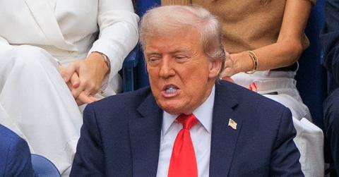 donald trump tabet mouth us open