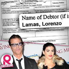 //lorenzo lamas files bankruptcy second time sq
